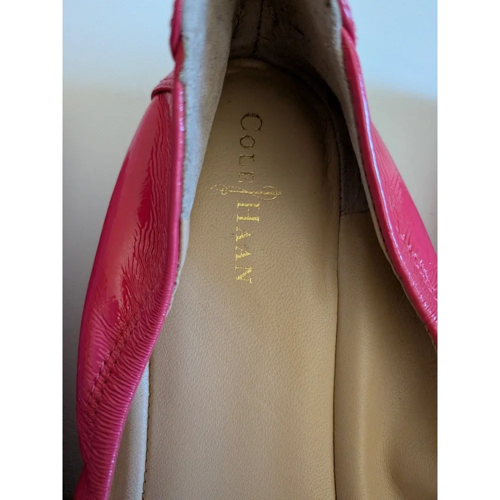 Cole Haan Manhattan Patent Leather Ballet Flats Bundle Purple Pink 8B D39993